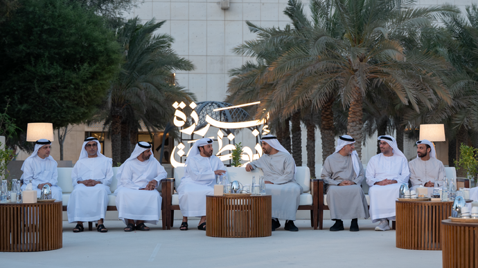 Theyab bin Mohamed bin Zayed joins government employees for Ramadan iftar at Barzat Abu Dhabi