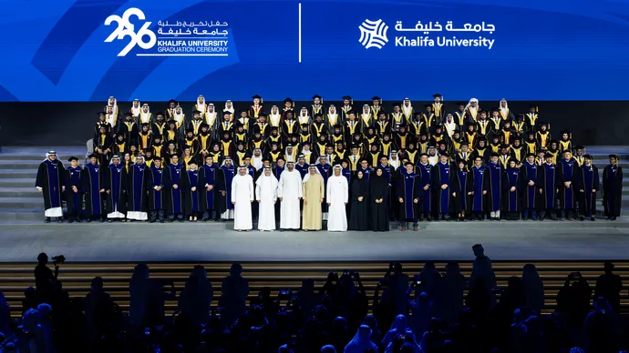 Under the patronage of the UAE President, Dheyab bin Zayed attends Khalifa University 2026 graduation ceremony
