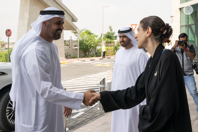 Theyab bin Mohamed bin Zayed visits Palestinian children and their families receiving treatment in UAE hospitals