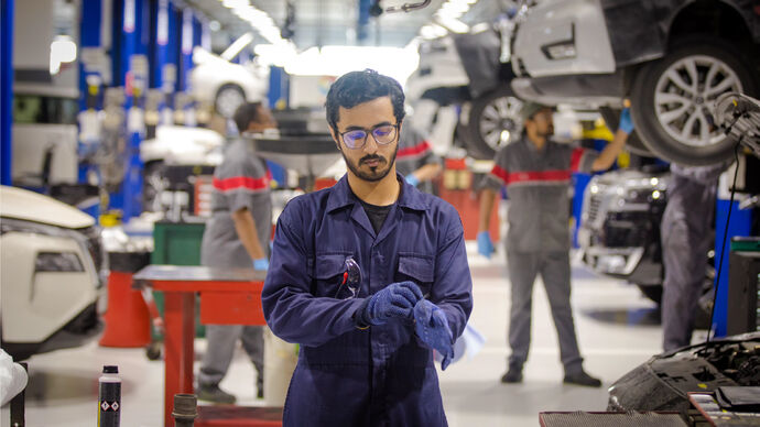 Abu Dhabi Centre for Technical and Vocational Education and Training’s apprenticeship programme supporting students’ skills development