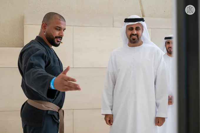 Theyab bin Mohammed bin Zayed witnesses the unveiling of the official medals for the Abu Dhabi Masters 2026 Games