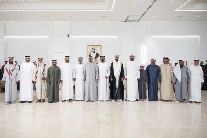 Theyab bin Mohamed bin Zayed attends Ali Mohamed Al Ameri wedding reception
