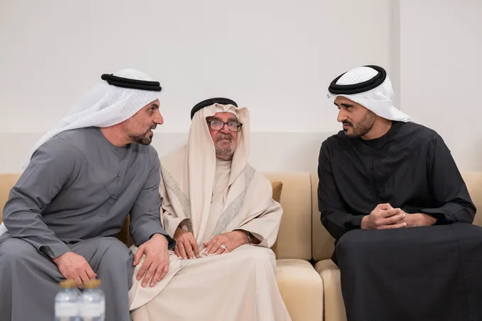 Zayed bin Mohamed bin Zayed offers condolences to Abdul Hamid Mohammed Abdul Hamid Al Hosani on the passing of his mother