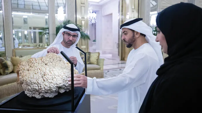 Hamdan bin Zayed reviews construction progress at the Plant Genetic Resources Centre in Al Ain