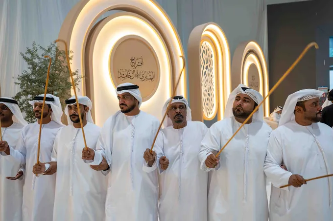 Khaled bin Mohamed bin Zayed attends Omeir Saeed Al Mheiri wedding reception