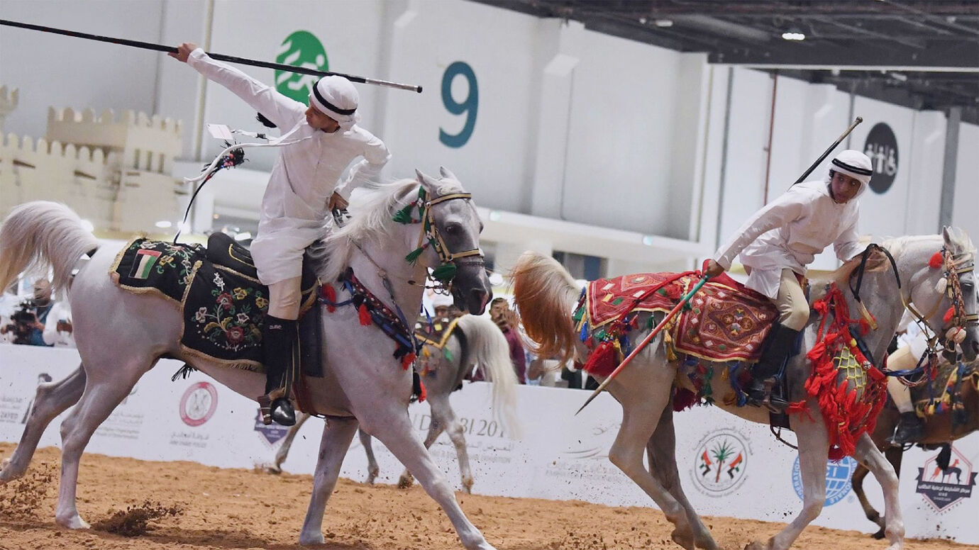The activities of the Abu Dhabi International Hunting and Equestrian