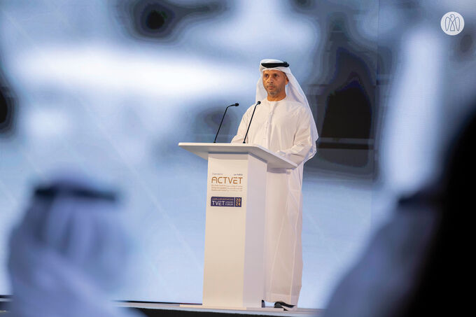 Theyab bin Mohamed bin Zayed attends TVET Leaders Forum