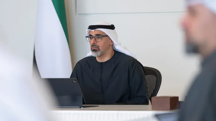 خالد بن محمد بن زايد  يترأس اجتماع المجلس التنفيذي لإمارة أبوظبي