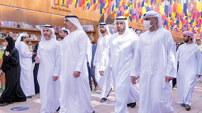 Khaled bin Mohamed bin Zayed Visits Al Ain Book Festival 2022