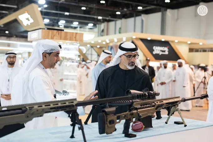 Khaled bin Mohamed bin Zayed visits Abu Dhabi International Hunting and Equestrian Exhibition (ADIHEX)
