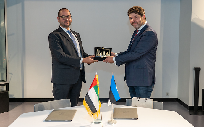 Statistics Centre - Abu Dhabi Delegation Visits Estonia to Exchange Experiences in Statistics and Research