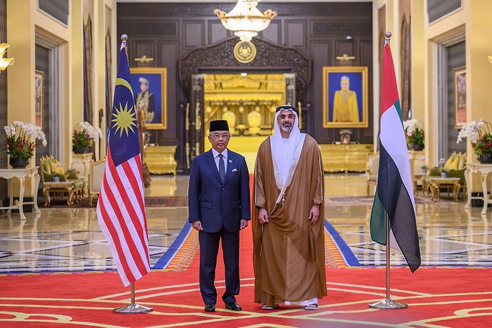 Khaled bin Mohamed bin Zayed in Kuala Lumpur