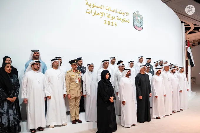 Khaled bin Mohamed bin Zayed meets Hamdan bin Mohammed bin Rashid