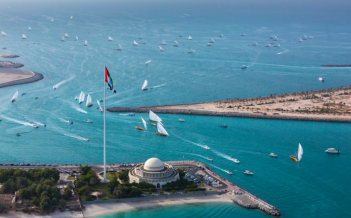 Under the patronage of Hamdan bin Zayed, Ghanadah Dhow Sailing Race 60ft to take place