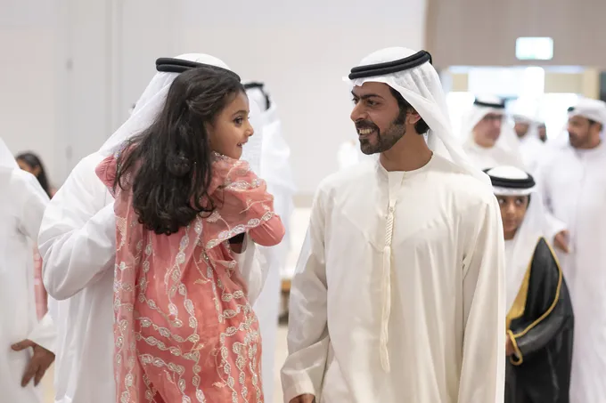 Khalifa bin Tahnoon bin Mohammed attends reception for Al Mazrouei weddings