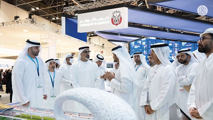 Khaled bin Mohamed bin Zayed Visits GITEX Global 2022