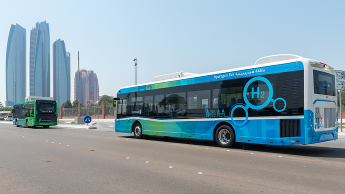 Integrated Transport Centre (Abu Dhabi Mobility) converts Bus Service No.65 into green service