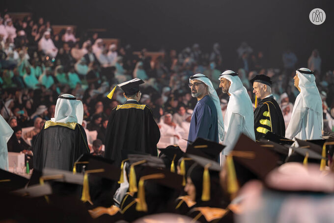 Khaled bin Mohamed bin Zayed attends Khalifa University graduation ceremony