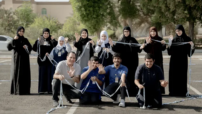 Zayed Authority for People of Determination sets Guinness World Record for longest chain of lanyards