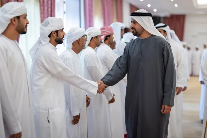 Theyab bin Mohamed bin Zayed offers condolences on the passing of national duty martyr Saeed Abdalla Alshamsi