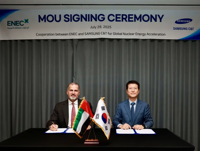 ENEC and Samsung C&amp;T Corporation sign agreement to advance global nuclear energy collaboration
