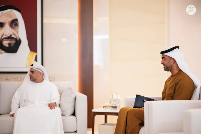 Khaled bin Mohamed bin Zayed meets Chairman and CEO of asset management company State Street