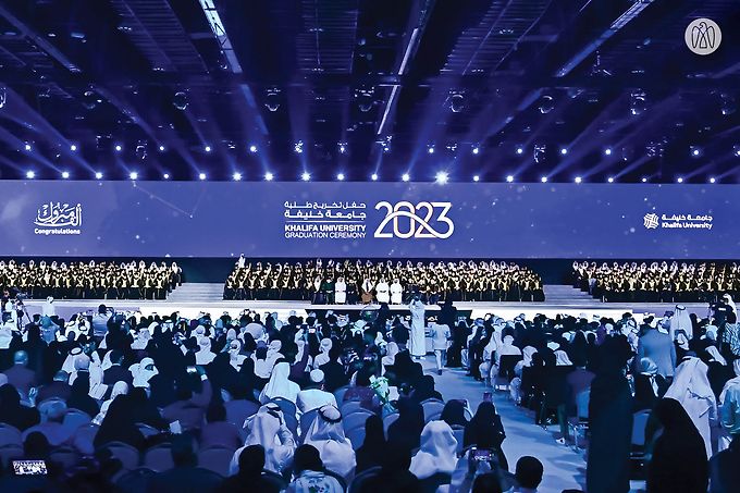 Under the patronage of Hamed bin Zayed and in the presence of Nahyan bin Mubarak, Khalifa University hosts graduation ceremony for 549 students