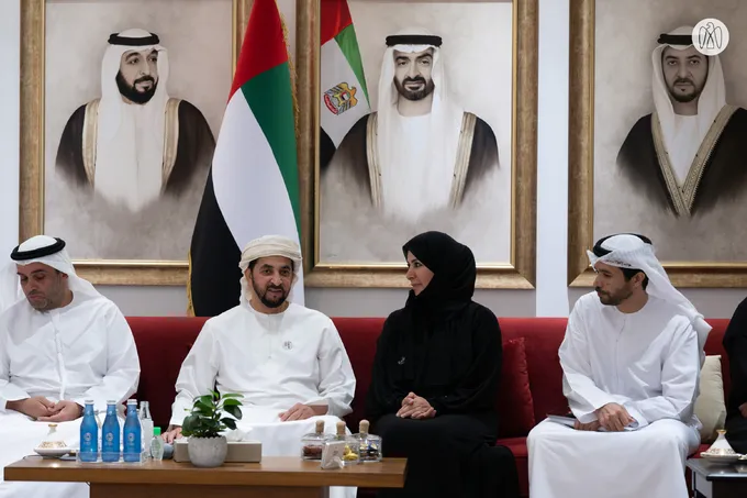 Hamdan bin Zayed reviews development projects on Dalma Island and meets with residents