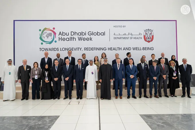 Khaled bin Mohamed bin Zayed attends opening ceremony of Abu Dhabi Global Health Week 2025