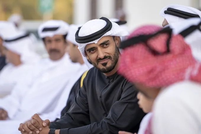 Zayed bin Mohamed bin Zayed attends Humaid Said Humaid Al Raqraqi Al Mazrouei wedding reception