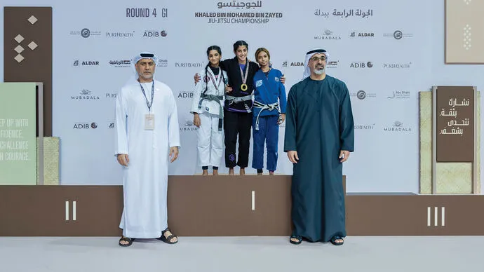 Khaled bin Mohamed bin Zayed attends fourth round of Khaled bin Mohamed bin Zayed Jiu-Jitsu Championship