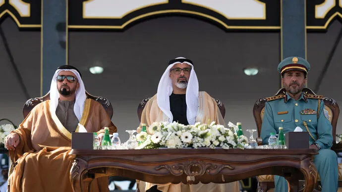 Under the patronage of the UAE President, Khaled bin Mohamed bin Zayed attends Police College graduation ceremony