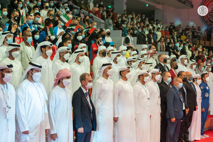 Khaled bin Mohamed bin Zayed attends opening ceremony of the World Jiu-Jitsu Championship in Abu Dhabi