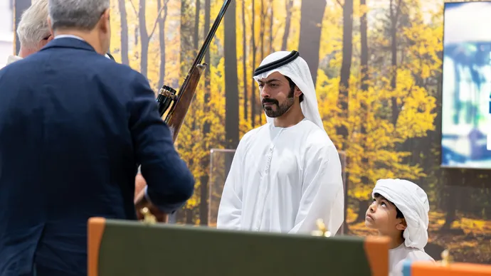 Khalifa bin Tahnoon bin Mohammed visits 22nd Abu Dhabi International Hunting and Equestrian Exhibition