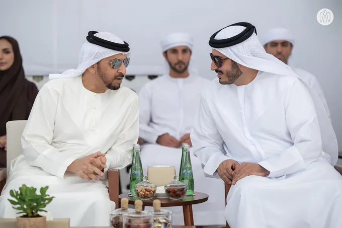 Hamdan bin Zayed crowns the winners of the 8th edition of the Dalma Historic Traditional Dhow Race, 60-foot category