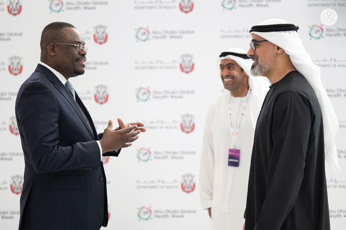 Khaled bin Mohamed bin Zayed attends opening ceremony of Abu Dhabi Global Health Week 2025