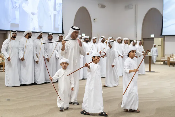Hazza bin Zayed attends Al Dhaheri and Al Otaiba wedding in Abu Dhabi