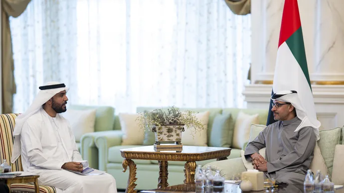 هزاع بن زايد يستقبل وفداً من هيئة أبوظبي للزراعة والسلامة الغذائية