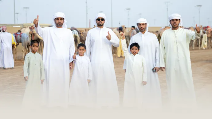 Al Ain Camel Racing Festival 2nd qualifying round underway at Al Rawdah track