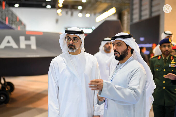 Khaled bin Mohamed bin Zayed visits UMEX and SimTEX
