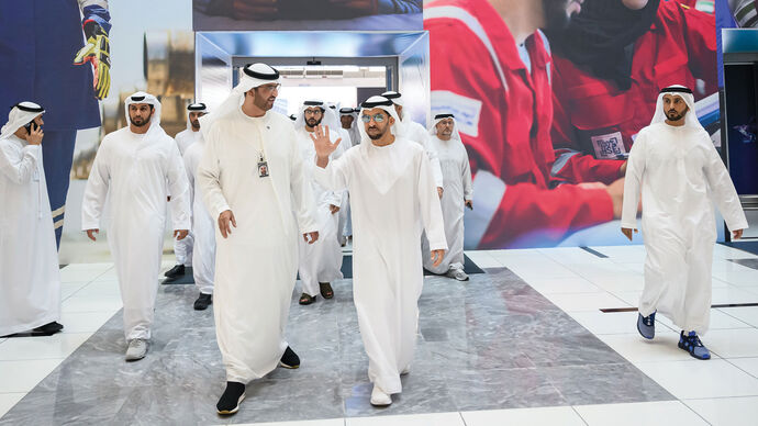 Hamdan bin Zayed visits ADIPEC