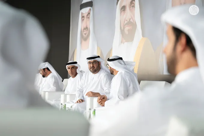 Mohammed bin Hamdan bin Zayed attends Sweihan Mazayna, part of Al Dhafra Festival