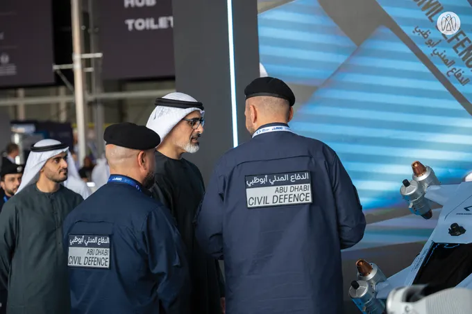 Khaled bin Mohamed bin Zayed attends second edition of DRIFTx exhibition