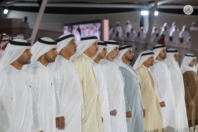 Humaid bin Rashid Al Nuaimi attends Commemoration Day ceremony at Wahat Al Karama in Abu Dhabi