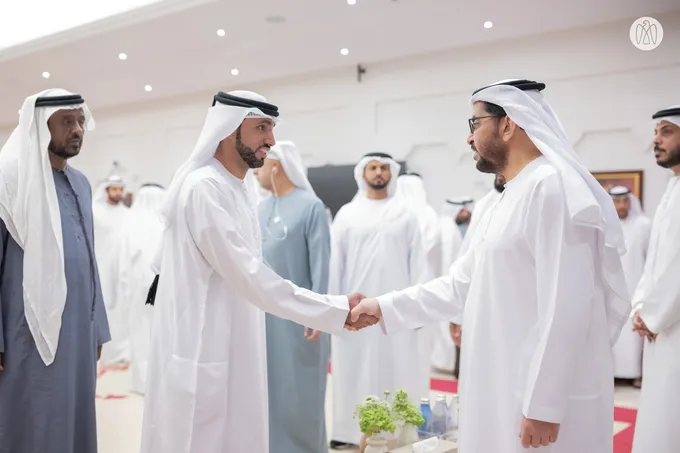 Hamdan bin Zayed receives well-wishers for holy month of Ramadan