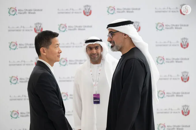 Khaled bin Mohamed bin Zayed attends opening ceremony of Abu Dhabi Global Health Week 2025