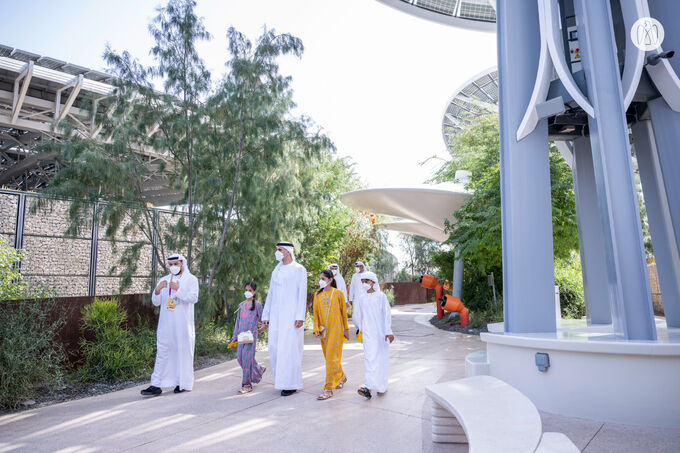 Khaled bin Mohamed bin Zayed visits UAE Pavilion and Terra – the Sustainability Pavilion at Expo 2020 Dubai