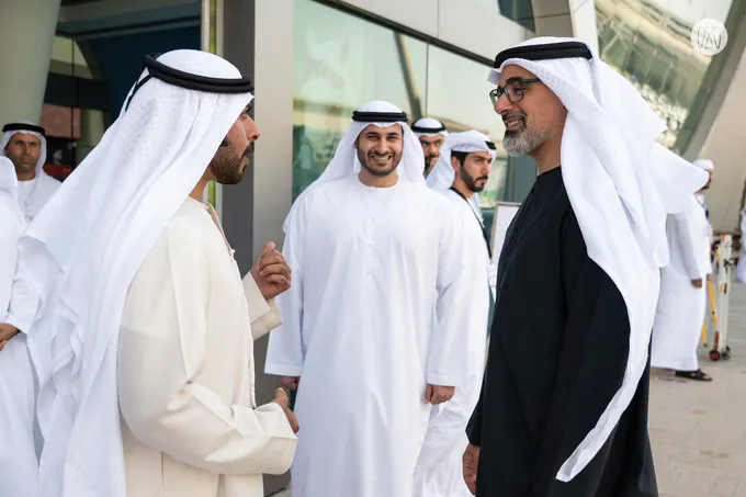Khaled bin Mohamed bin Zayed visits Abu Dhabi International Hunting and Equestrian Exhibition (ADIHEX)