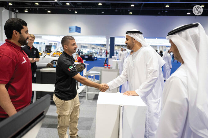 Theyab bin Mohamed bin Zayed attends TVET Leaders Forum