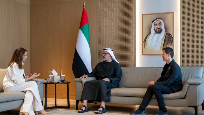 Khaled bin Mohamed bin Zayed receives Chief Financial Officer of OpenAI
